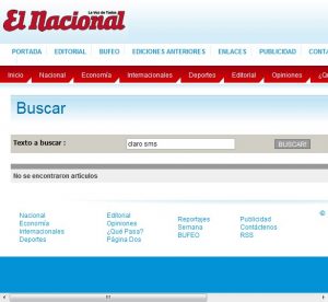 El #ClaroGate no ocurrió en ElNacional El #ClaroGate no ocurrió en ElNacional