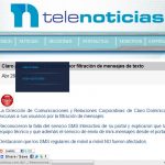 La "gran" noticia que publicó Telenoticias sobre el #ClaroGate